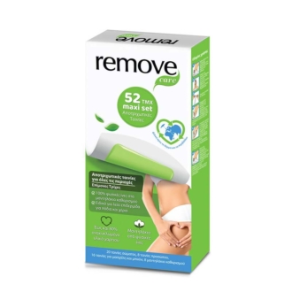 Remove Care Wax Strips 24 Ταινίες Αποτρίχωσης Σώματος για Κανονικό & Ευαίσθητο Δέρμα