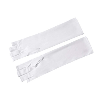 WD UV Protection Long Gloves - Γάντια Προστασίας απο Uv Ακτινοβολία Λευκά 1pair 37cm