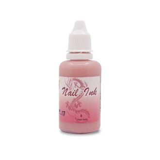 W&D Airbrush Nail Ink Misty Rose Ακρυλικό Χρώμα Αερογράφου Ροζ Γαλλικού 30ml