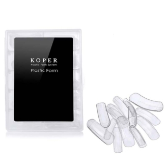 Koper Plastic Form Φόρμες Επιμήκυνσης Νυχιών No9 Almond- Dual Forms 120τεμ