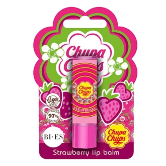 Bi -Es Chupa Chups Lip Balm Strawberry 4gr Vegan