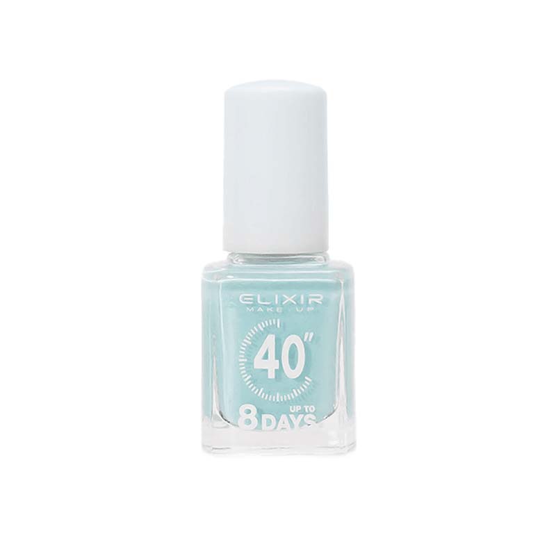 Elixir Fast Dry 40sec Nail Polish Βερνίκι Νυχιών Διάρκειας 8 ημερών 415 Art Απαλό Γαλάζιο 13ml