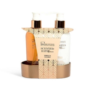 IDC Scented Bath Bronze Hand Care Set Vanilla & Coconut - Σετ Περιποίησης 13,4 x 16,5 x 7,5cm