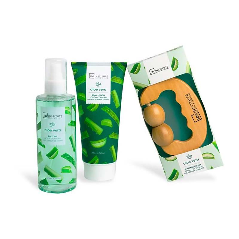 IDC Institute Aloe Vera Series Gift BOX 3Pcs - Σετ Περιποίησης 26 x 17 x 5cm