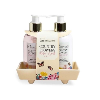 IDC Country Flowers Hand Care Set Floral Scents - Σετ Περιποίησης 13,5 x 16,5 x 7,5cm