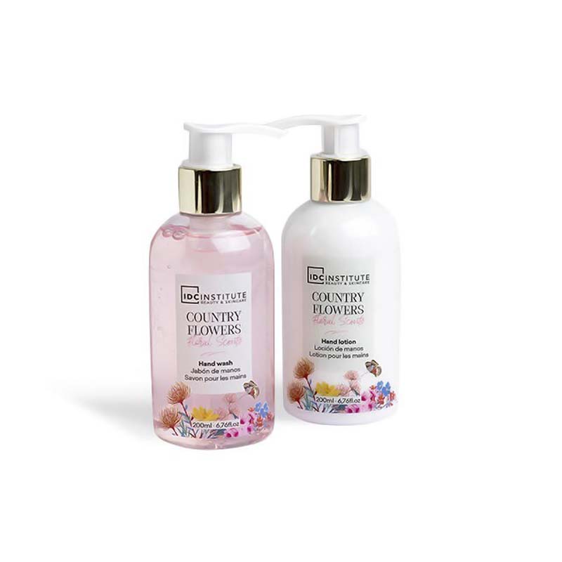 IDC Country Flowers Hand Care Set Floral Scents - Σετ Περιποίησης 13,5 x 16,5 x 7,5cm