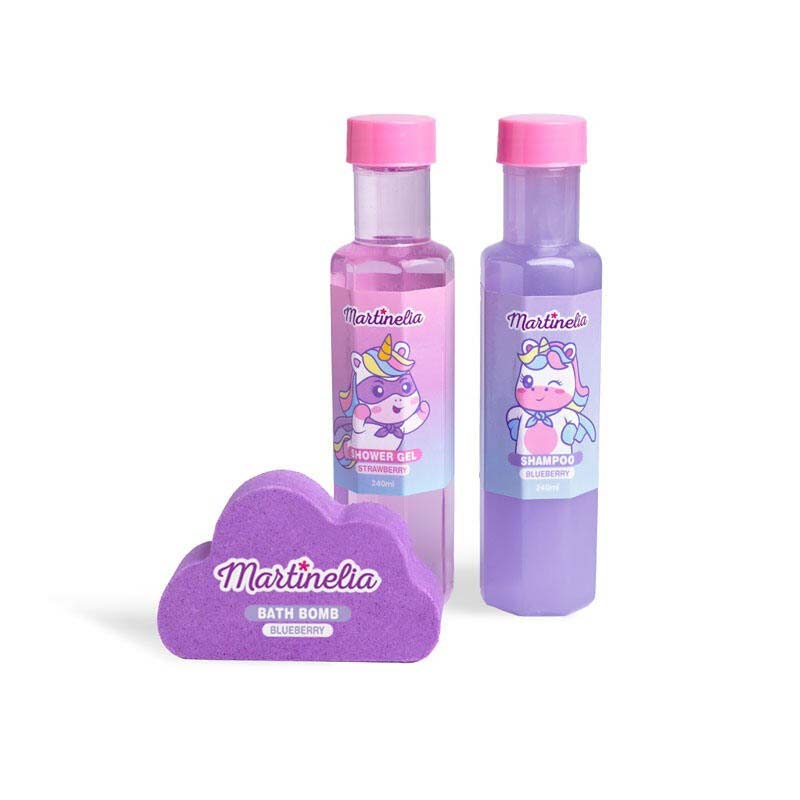 Martinelia Little Unicorn Bath Set Σετ Μπάνιου 13 x 28 x 4,7cm Ηλικίες 3+