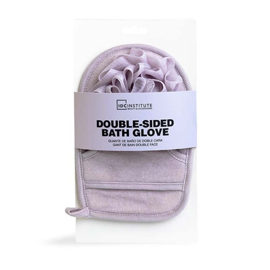 Idc Institute Double-Side Bath Glove Purple Γάντι Σφουγγάρι Σώματος Διπλής Όψεως