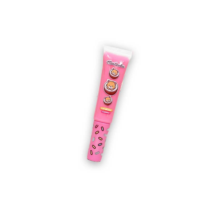 Martinelia Animal Lip Gloss Yummy Coconut - Γεύση Καρύδα 7ml Ηλικίες +3