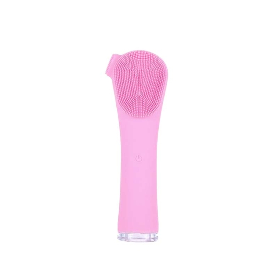 Inshimanjia Hand Held Electric Facial Cleaning & Massaging Brush Double Sided LSM-616 Ηλεκτρικό Βουρτσάκι Σιλικόνης για Καθαρισμό και Μασάζ Προσώπου Ροζ