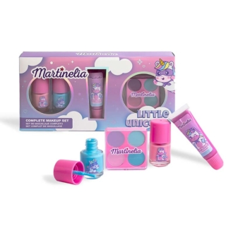 Martinelia Little Unicorn Complete Make Up Set Βερνίκια 2 x 4.5ml, Παλέτα Σκιών 4 col & Lip Gloss 6ml Ηλικίες 3+