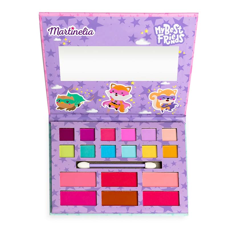 Martinelia My Best Friends Makeup Palette Παλέτα Μακιγιάζ 16,3 x 12,5 x 1,5cm Ηλικίες 3+