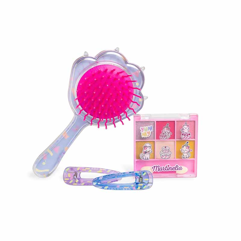 Martinelia Yummy Eyes & Hair Set Σετ Μακιγιάζ & Αξεσουάρ 16,5 x 21 x 4,5cm Ηλικίες 3+