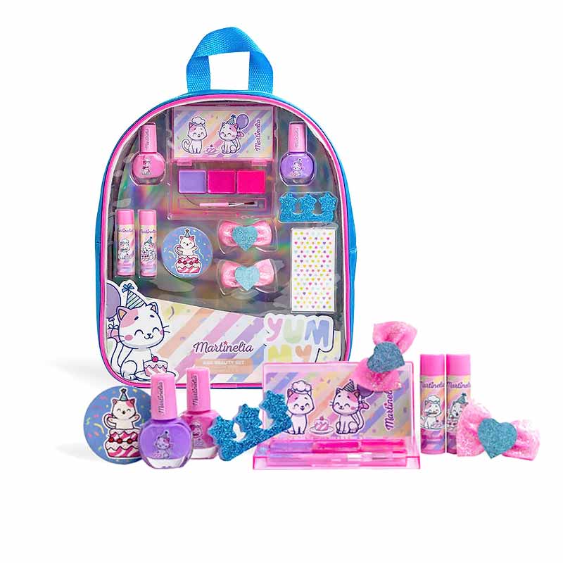 Martinelia Yummy Bag Beauty Set - Τσάντα Πλάτης με Καλλυντικά 25 x 29 x 6 cm Ηλικίες 3+