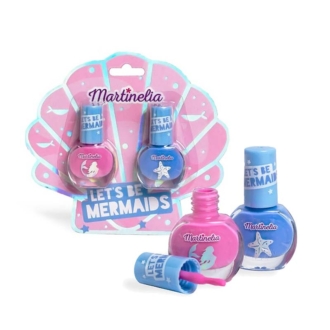 Martinelia Let's Be Mermaids Nail Polish Set Βερνίκια Νυχιών 2 x 4ml Ροζ & Μωβ Ηλικίες 3+