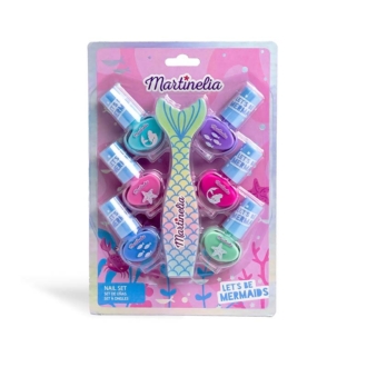 Martinelia Lets Be Mermaids Nail Set Βερνίκια Νυχιών 6 x 4ml & Λίμα Mermaid Tail Ηλικίες 3+