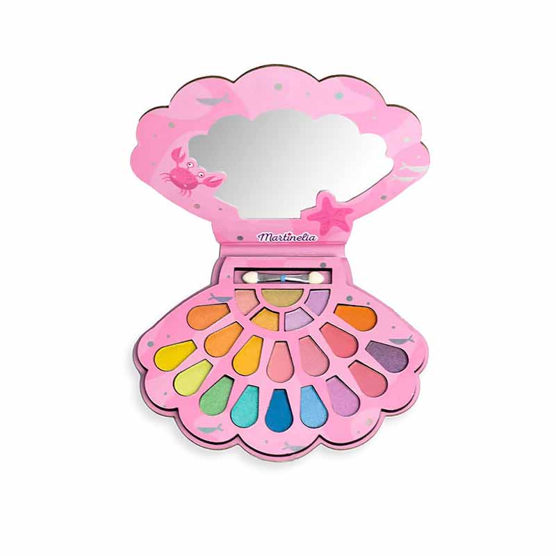 Martinelia Let's Be Mermaids Eyeshadow Shell Palette Παιδική Παλέτα Σκιών 21colours Ηλικίες 3+