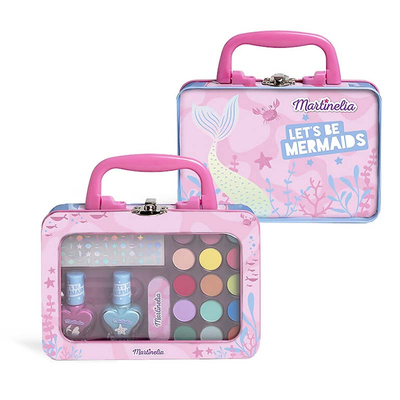 Martinelia Let's Be Mermaids Case Beauty Set - Σετ Μακιγιάζ 16 x 11,5 x 3,5cm Ηλικίες 3+