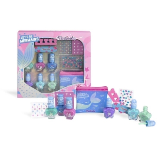 Martinelia Lets Be Mermaids Nail Design Set - Σετ Μανικιούρ - Πεντικιούρ 24 x 22 x 3cm Ηλικίες 3+