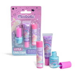 Martinelia Little Unicorn Mini Makeup Kit Παιδικό Σετ Καλλυντικών 15.5 x 9cm 3pcs Ηλικίες 3+