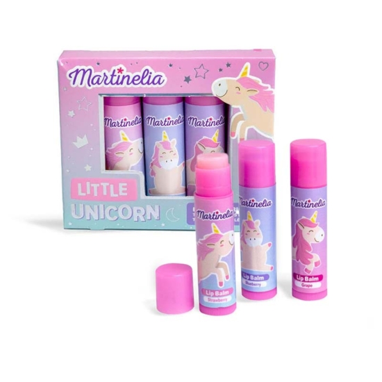 Martinelia Little Unicorn Lip Balm Trio Παιδικό Σετ Lipbalm 3 x 3.3gr Ηλικίες 3+