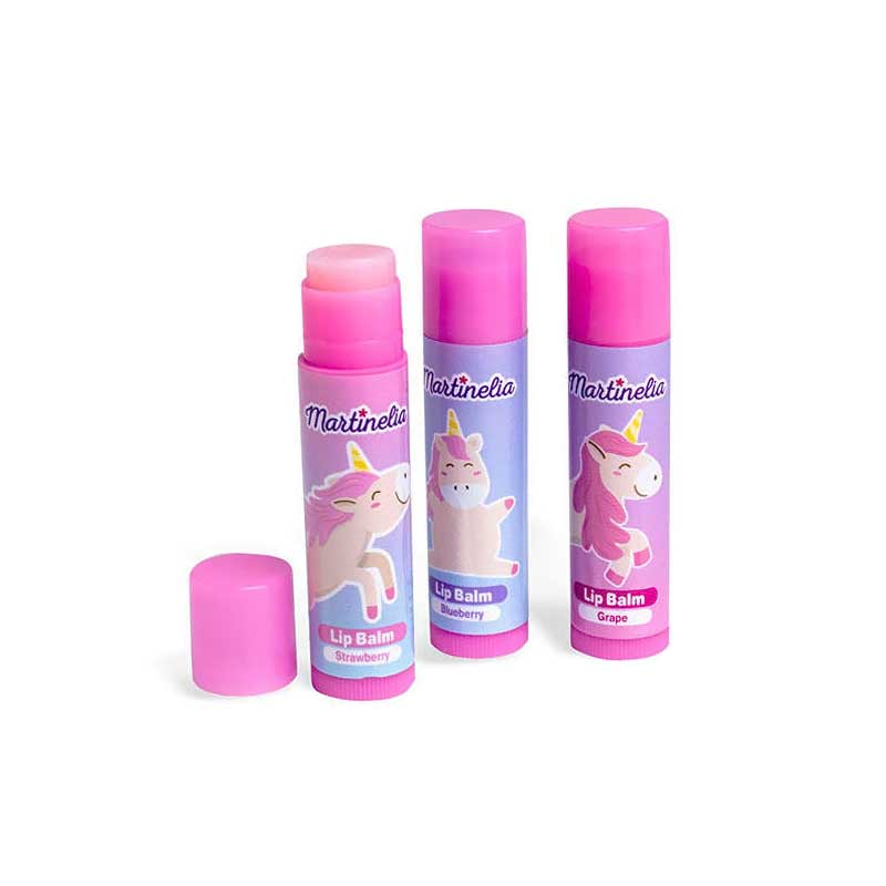 Martinelia Little Unicorn Lip Balm Trio Παιδικό Σετ Lipbalm 3 x 3.3gr Ηλικίες 3+