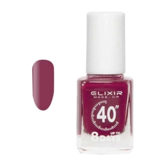 Elixir Fast Dry 40sec Nail Polish Βερνίκι Νυχιών Διάρκειας 8 ημερών 235 Μωβ Κρασιού 13ml