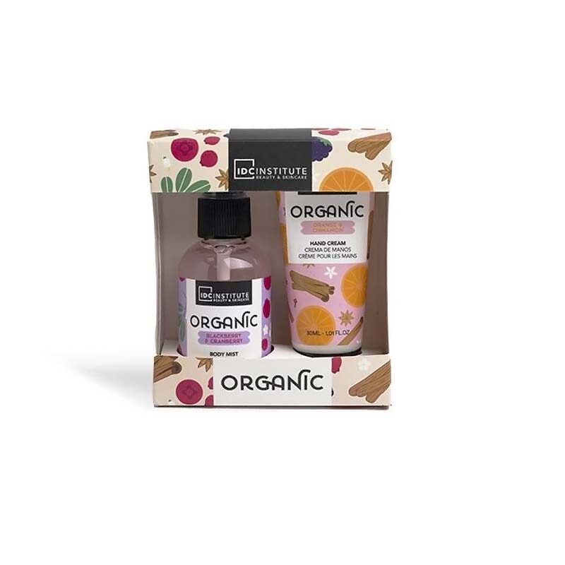 IDC Institute Organic Gift Set 2Pcs - Σετ Περιποίησης Φρούτα & Μπαχαρικά 10 x 11 x 4cm