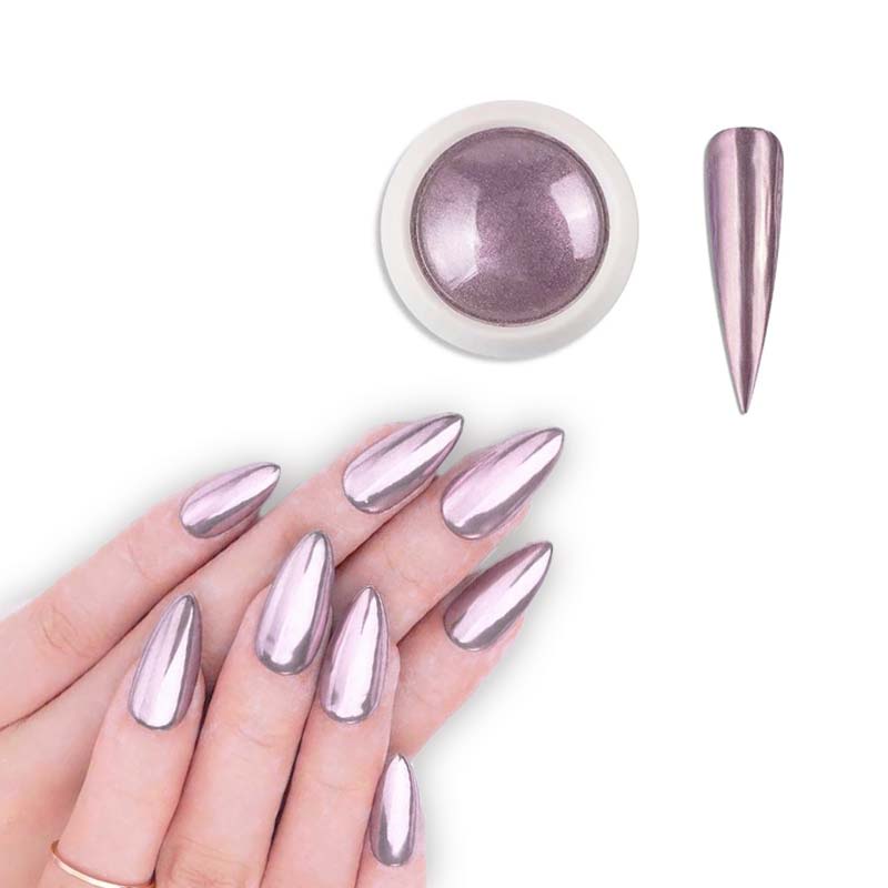 Vicky Nail Pigment Lilac Powder Διακοσμητική Σκόνη Νυχιών Mirror Effect Απαλό Λιλά 8gr