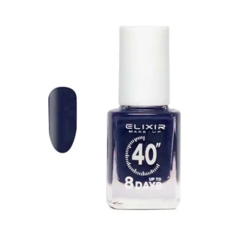 Elixir Fast Dry 40sec Nail Polish Βερνίκι Νυχιών Διάρκειας 8 ημερών 379 Berry Σκούρο Μπλε 13ml