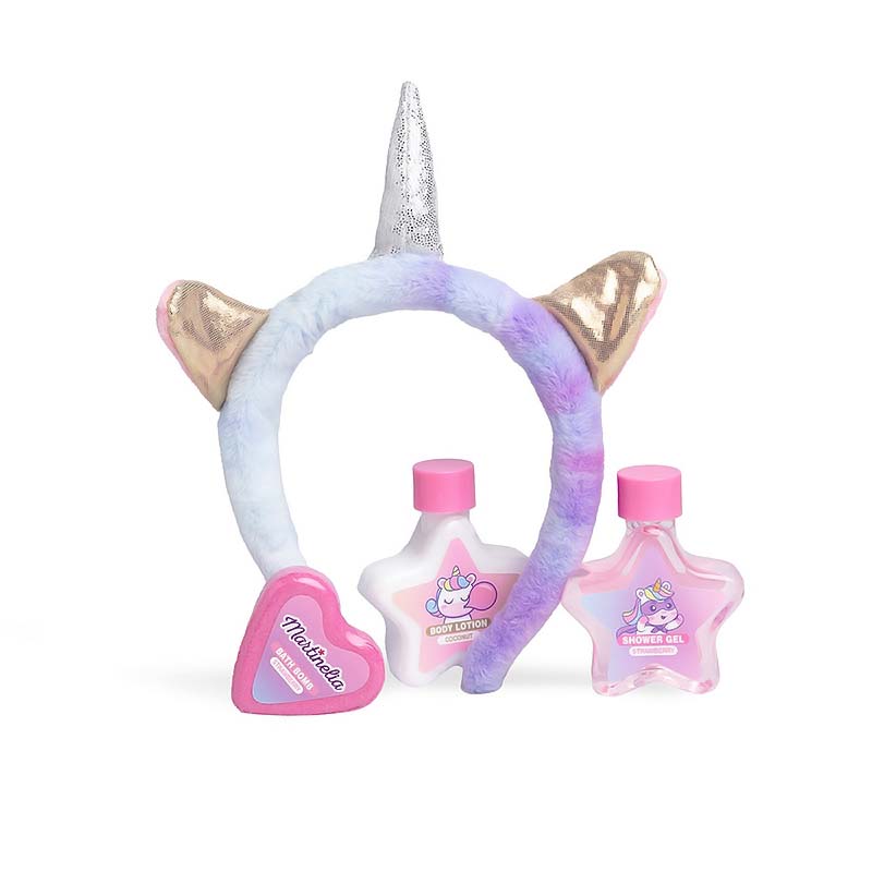 Martinelia Little Unicorn Headband Bath Set - Παιδικό Σετ Περιποίησης 10,5 x 17 x 9cm Ηλικίες 3+