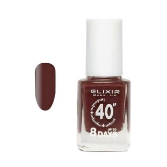 Elixir Fast Dry 40sec Nail Polish Βερνίκι Νυχιών Διάρκειας 8 ημερών Νο 81 Έντονο Καφέ 13ml