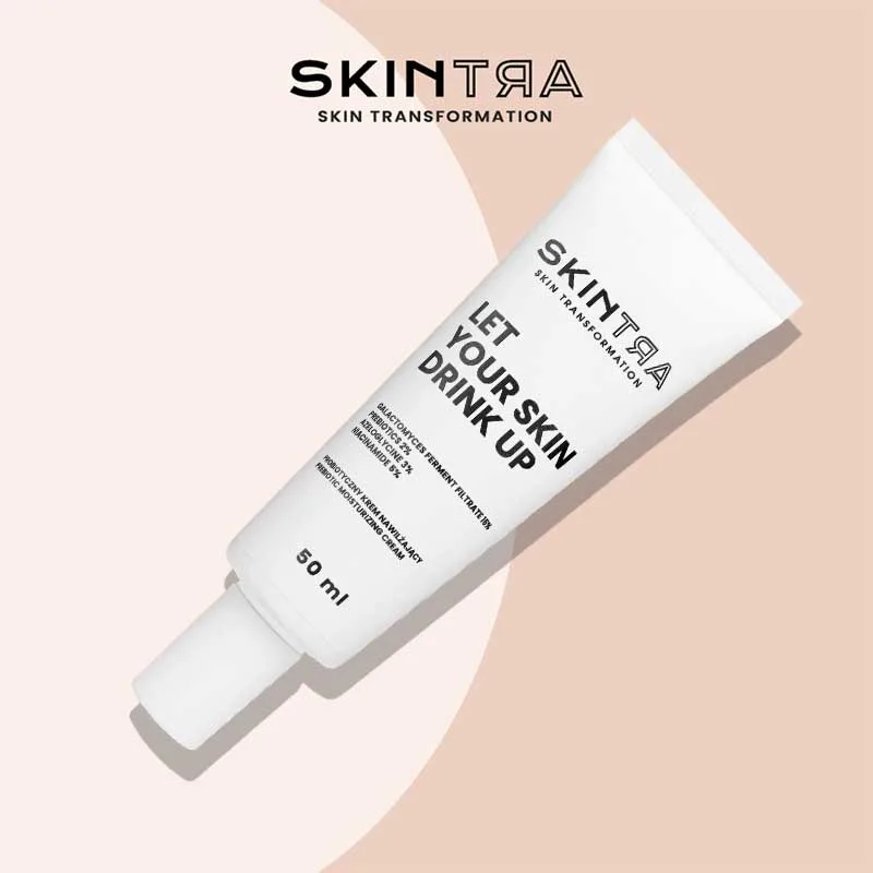 SkinTra Let Your Skin Drink Up Prebiotic Moisturizing Cream in Tube Προβιοτική Κρέμα Προσώπου Εντατικής Ενυδάτωσης 50ml