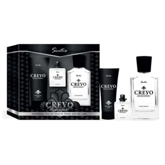 Sentio Crevo Masculine Perfume Set EDT 100ml, EDT 15ml & Shower Gel 50ml