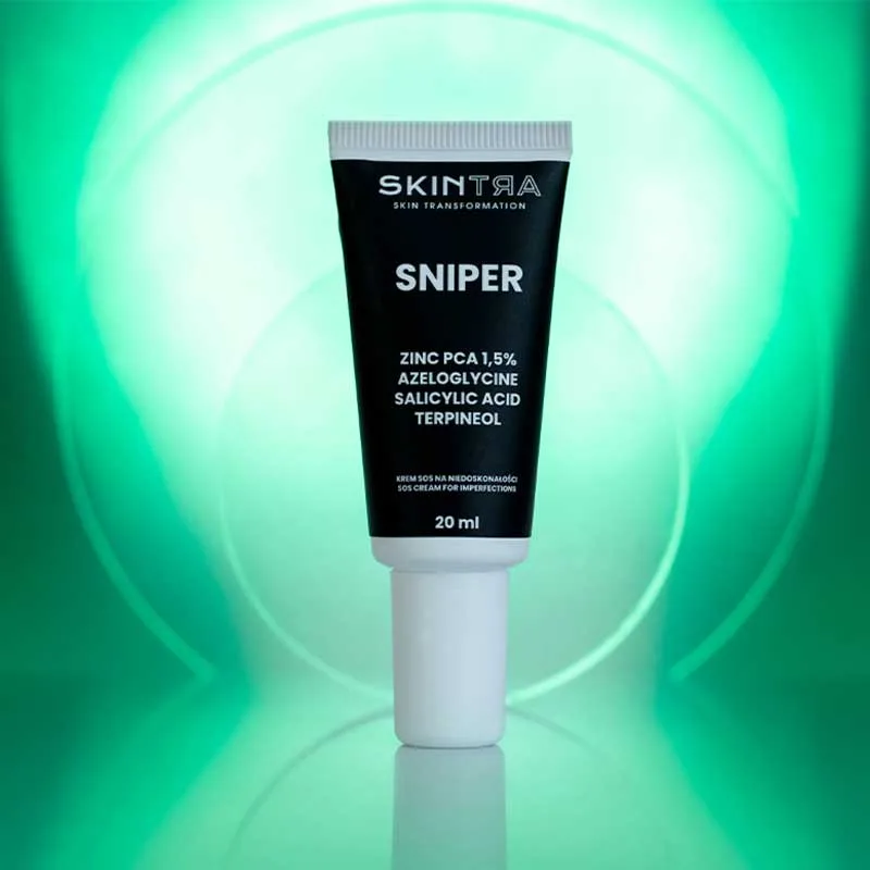 SkinTra Sniper Cream Κρέμα για Ατέλειες & Σπυράκια για Πρόσωπο & Σώμα με Ψευδάργυρο, Αζελογλυκίνη και Σαλικυλικό Οξύ 20ml