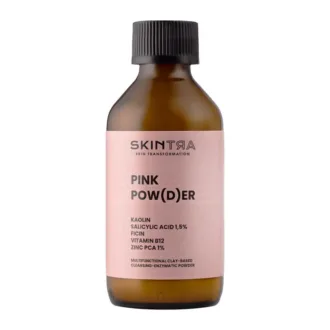 SkinTra Pink Pow(d)er Multifunctional Cleansing Enzymatic Powder on Clay Base Πούδρα Καθαρισμού του Δέρματος με Λευκή Άργιλο 40gr - 100ml