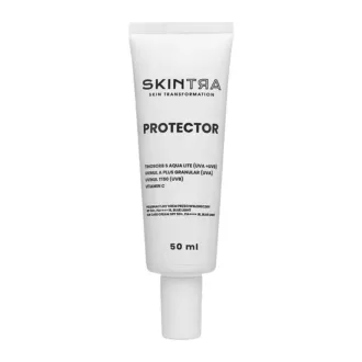 SkinTra Protector Skincare UVA, UVB & Blue Light Αντηλιακή & Αντιοξειδωτική Κρέμα Προσώπου & Ματιών 50ml SPF 50+/PA++++