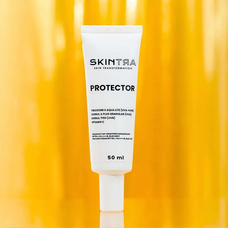 SkinTra Protector Skincare UVA, UVB & Blue Light Αντηλιακή & Αντιοξειδωτική Κρέμα Προσώπου & Ματιών 50ml SPF 50+/PA++++