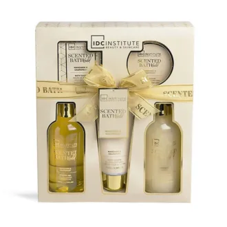 IDC Scented Bath Gold 5 Pcs Gift Box - Σετ Περιποίησης 21 x 25 x 6cm