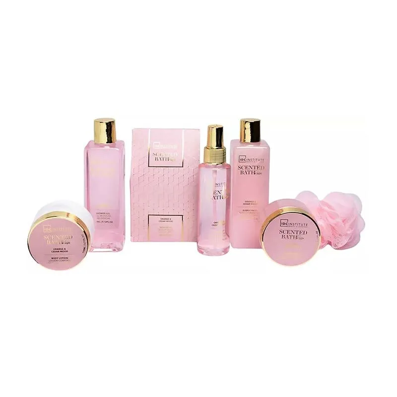 IDC Scented Bath Rose Case Set 7 Pcs - Σετ Περιποίησης Βαλιτσάκι 27 x 22 x 18 cm