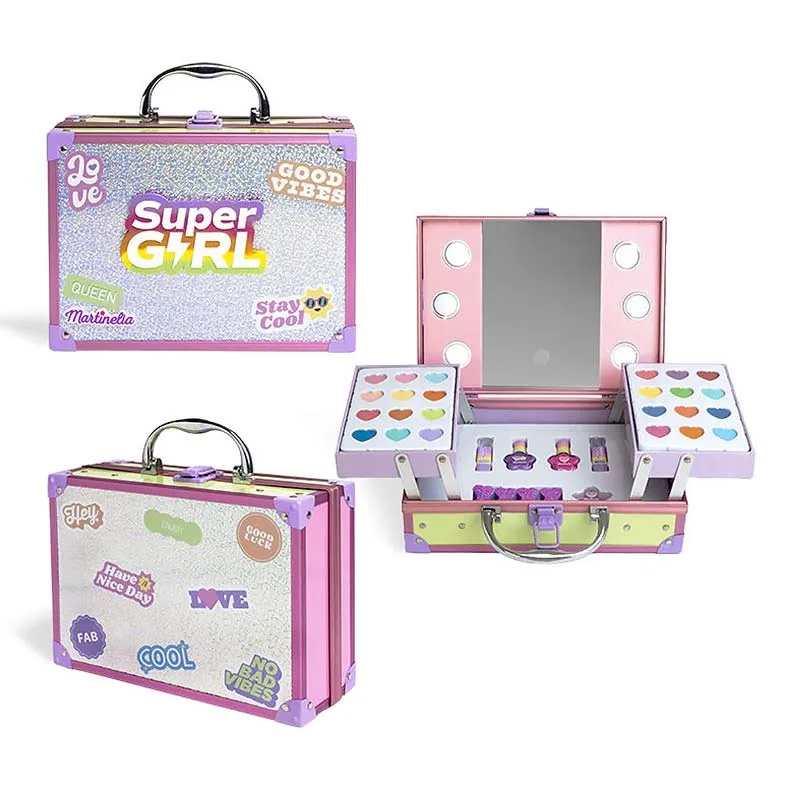 Martinelia Super Girl 2 Level Led Beauty Case 25 x 18 x 9,5cm