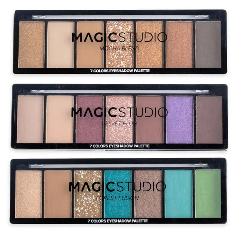 IDC Magic Studio Eyeshadow Palette 7 Colors Παλέτα Σκιών 13 x 4 x 1cm