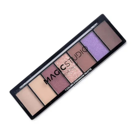 IDC Magic Studio Velvet Plum Eyeshadow Palette 7 Colors Παλέτα Σκιών 13 x 4 x 1cm