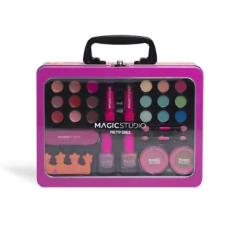 IDC Magic Studio Pretty Girls Make Up Case Βαλιτσάκι Μακιγιάζ 23 x 17 x 4.5cm