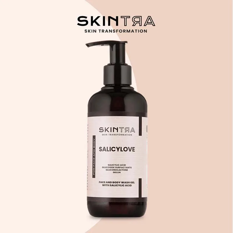 SkinTra Salicylove - Salicylic Acid Gel for Face and Body Wash Καθαριστικό Τζελ Προσώπου και Σώματος με Σαλικυλικό Οξύ 250ml