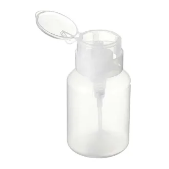 WD Bottle with Pump Dispenser - Κενό Πλαστικό Μπουκαλάκι με Αντλία Pump 200ml Milky White