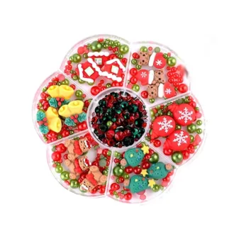 WD Daisy Nail Deco 3D Christmas Διακοσμητικά Νυχιών Σετ 7 Διαφορετικά Σχέδια