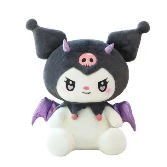 VIP Baby Dolls Kuromi Wings - Λούτρινο Ζωάκι 45cm Λευκό - Γκρι